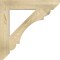 Ekena Millwork Olympic Slat Rough Sawn Bracket, Douglas Fir, 4"W x 26"D x 26"H BKT04X26X26OLY06RDF - alternate 3